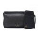 NEUF POCHETTE JEROME DREYFUSS CLIC CLAC L DORE PORTE CARTES CLYDE CUIR NOIR 400€