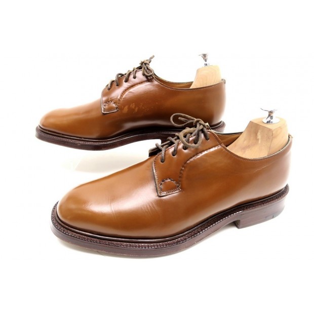 CHAUSSURES CHURCH'S SHANNON DERBY 8F 42 LARGE EN CUIR MARRON LEATHER SHOES 775€