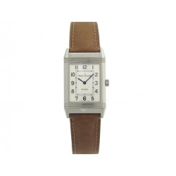 MONTRE JAEGER-LECOULTRE REVERSO 252.8.86 MECANIQUE ACIER 38 MM STEEL WATCH 5550€