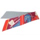 NEUF FOULARD HERMES MAXI TWILLY CLIC CLAC MODERN CANNAGE + BOITE SOIE SILK 295€