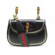 NEUF SAC A MAIN GUCCI BAMBOO 495880 EN CUIR NOIR + 2 BANDOULIERES HAND BAG 2280€