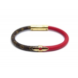 NEUF BRACELET LOUIS VUITTON DAILY CONFIDENTIAL M6433F TOILE MONOGRAM +BOITE 230€