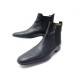 CHAUSSURES HERMES BOTTINES CHELSEA 42 EN CUIR NOIR LEATHER BOOTS SHOES 1100€