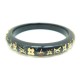 NEUF BRACELET LOUIS VUITTON INCLUSION PM MONOGRAM 18 CM EN RESINE BLEU NEW 390€