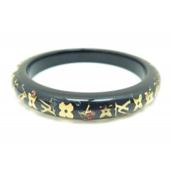 NEUF BRACELET LOUIS VUITTON INCLUSION PM MONOGRAM 18 CM EN RESINE BLEU NEW 390€