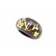 NEUF BAGUE LOUIS VUITTON INCLUSION MONOGRAM 53 EN RESINE PRUNE NEW RING 310€