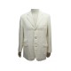 NEUF VESTE HERMES G9105 M 50 EN LIN BLANC NEW WHITE LINEN JACKET VEST 2250€