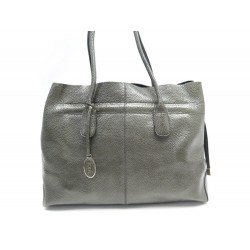 SAC A MAIN TOD'S D-BAG MM CABAS EN CUIR VERNIS BRONZE LEATHER HAND BAG 2300€