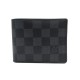 NEUF PORTEFEUILLE LOUIS VUITTON SLENDER N63261 TOILE DAMIER GRAPHITE BOITE 325€