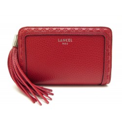 NEUF PORTEFEUILLE PREMIER FLIRT A11136 CUIR ROUGE PORTE MONNAIE NEW WALLET 250€