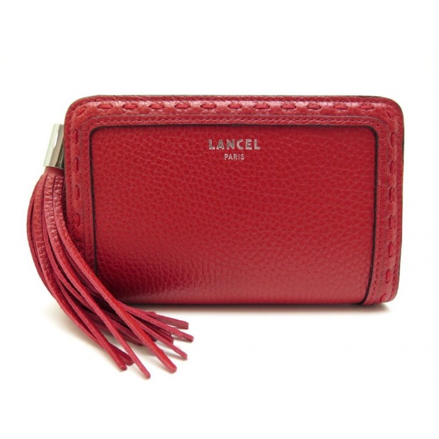 NEUF PORTEFEUILLE PREMIER FLIRT A11136 CUIR ROUGE PORTE MONNAIE NEW WALLET 250€