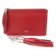 NEUF TROUSSE POCHETTE LANCEL PREMIER FLIRT A11135 CUIR ROUGE + PORTE CLE 255€