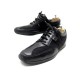 CHAUSSURES GUCCI BASKETS 102309 42.5 EN TOILE & CUIR NOIR SNEAKERS SHOES 520€