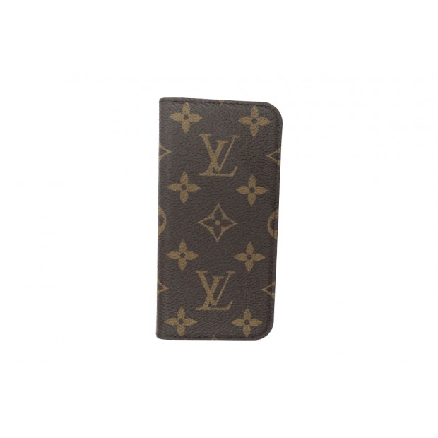 NEUF ETUI LOUIS VUITTON IPHONE 7 FOLIO MONOGRAM LV TELEPHONE PHONE CASE 200€