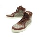 NEUF CHAUSSURES GUCCI BASKETS CODA HIGH TOP TOILE GUCCISSIMA 7.5 41.5 SHOES 550€