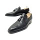 CHAUSSURES BERLUTI MOCASSINS A PAMPILLES 41 7 EN CUIR NOIR LEATHER SHOES 1750€