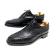 CHAUSSURES JM WESTON 376 8.5D 42.5 RICHELIEU BOUT FLEURI EN CUIR NOIR SHOES 690€