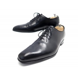 CHAUSSURES JM WESTON RICHELIEU 8E 42 LARGE EN CUIR NOIR + EMBAUCHOIRS SHOES 870€