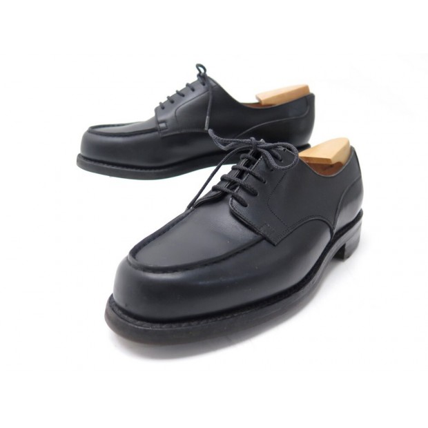 CHAUSSURES JM WESTON DERBY LE GOLF 641 5.5E 39.5 40 CUIR NOIR EMBAUCHOIRS 865€