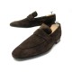 NEUF CHAUSSURES BERLUTI MOCASSINS LORENZO 6.5 40.5 DAIM MARRON NEW SHOES 1100€