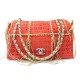 SAC A MAIN CHANEL PARIS DALLAS FRANGES CUIR SUEDE ORANGE LEATHER HAND BAG 6850€