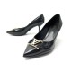 CHAUSSURES LOUIS VUITTON ESCARPINS CANDICE 36 EN CUIR NOIR + BOITE SHOES 750€