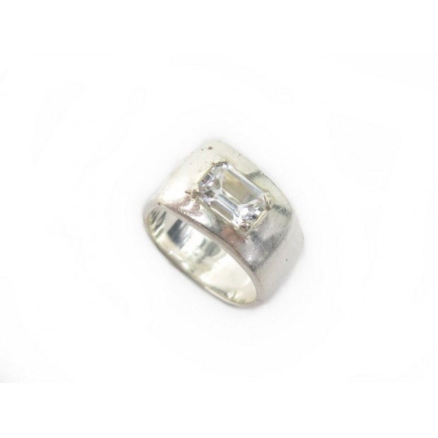 VINTAGE BAGUE HERMES GAETAN DE PERCIN T55 EN ARGENT MASSIF 925 SILVER RING 600€