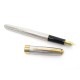 STYLO PLUME PARKER SONNET EN PLAQUE ARGENT 1999 OR 18K ECRIN FOUNTAIN PEN 380€