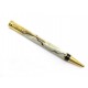 STYLO BILLE PARKER DUOFOLD CENTENNIAL BLACK & PEARL DORE NACRE BALLPOINT PEN