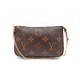 SAC A MAIN LOUIS VUITTON MINI POCHETTE ACCESSOIRES CUIR MONOGRAM HAND BAG 