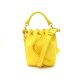 SAC A MAIN YVES SAINT LAURENT EMMANUELLE PM 375791 CUIR JAUNE BANDOULIERE 1490€