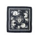 NEUF FOULARD HERMES EX LIBRIS GAVROCHE GRYGKAR SOIE NOIR BOITE SILK SCARF 180€