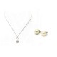 NEUF PARURE TIFFANY & CO COLLIER ZIEGFELD + BOUCLES D'OREILLES EN PERLES 1310€