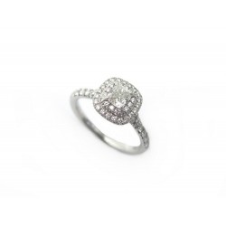 BAGUE TIFFANY & CO SOLESTE T48 0.75 CT EN PLATINE & DIAMANTS DIAMOND RING 10100€