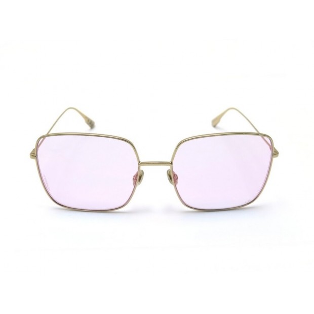 NEUF LUNETTES DE SOLEIL DIOR DIORSTELLAIRE1 EN METAL DORE + ETUI SUNGLASSES 340€