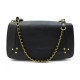 NEUF SAC A MAIN JEROME DREYFUSS BOBI BANDOULIERE CUIR CHEVRE NOIR HAND BAG 630€