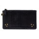 NEUF POCHETTE JEROME DREYFUSS POPOCHE S CUIR PYTHON NOIR NEW LEATHER POUCH 240€