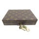 NEUF VINTAGE BOITE A BIJOUX LOUIS VUITTON EN TOILE MONOGRAM COFFRET JEWEL BOX