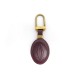 PORTE CLE MUST DE CARTIER EN CUIR BORDEAUX + BOITE LEATHER KEY RING 460€