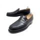 CHAUSSURES JM WESTON MOCASSINS 180 9C 43 FIN EN CUIR NOIR LEATHER LOAFERS 670€