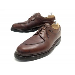 CHAUSSURES PARABOOT DERBY CHASSE AVIGNON 9 43 EN CUIR MARRON LEATHER SHOES 395€