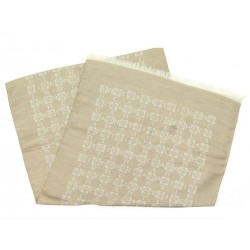 NEUF FOULARD CARTIER ETOLE ECHARPE BEIGE EN CACHEMIRE BOITE CASHMERE SCARF 1280€