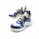 CHAUSSURES LOUIS VUITTON BASKETS ARCHLIGHT 38.5 TOILE & CUIR BOITE SNEAKERS 850€