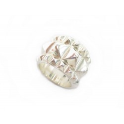 BAGUE HERMES ESPIONNE GM H106547B 53 EN ARGENT MASSIF + BOITE SILVER RING 770€