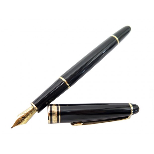 VINTAGE STYLO PLUME MONTBLANC MEISTERSTUCK CLASSIQUE DORE 106514 NOIR PEN 525€