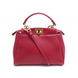 SAC A MAIN FENDI PEEKABOO MINI 8BN244 BANDOULIERE EN CUIR + BOITE HAND BAG 2900€