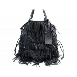 SAC A MAIN LANCEL PREMIER FLIRT CHARLESTON MM EN CUIR NOIR BANDOULIERE BAG 895€