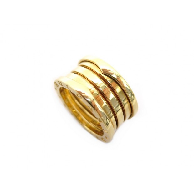 BAGUE BULGARI B.ZERO 1 4 RANGS 323540 54 EN OR JAUNE 18K + BOITE GOLD RING 2430€