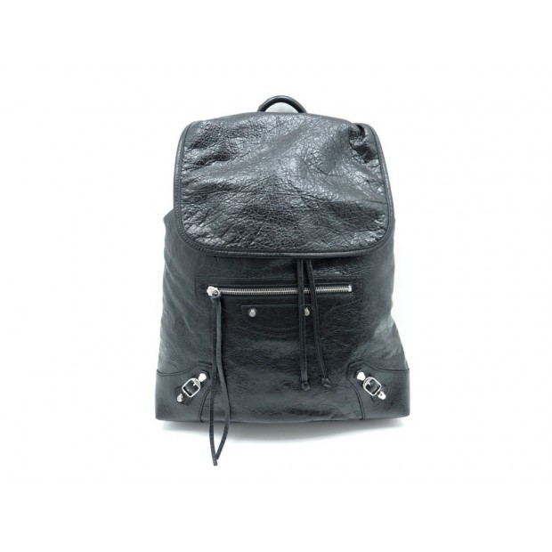 NEUF SAC A DOS BALENCIAGA CLASSIC TRAVELLER 387285 EN CUIR FEMME BACKPACK 1345€