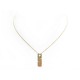 COLLIER DINH VAN PENDENTIF SEVENTIES CHAINE OR JAUNE 18K 6GR GOLD NECKLACE 1400€